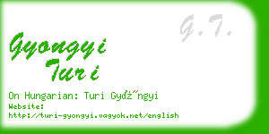 gyongyi turi business card